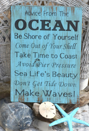 Poster> Advice From The Ocean (1 of 2) #taolife