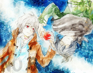 Couple Anime Boys Apples...