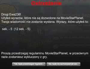Boże.... MSP schodzi na psy -.- DZIĘKUJĘ ZA OSTRZEŻENIE DRODZY ...