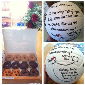 Perfect way to ask a volleyball player to a dance
