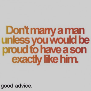 Marriage Advice
