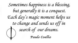 Life quotes on wallpaper - quote by Paulo Coelho