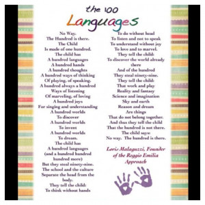 Ece Quotes, Reggio Quotes, Learning Style, 100 Languages Of Children ...