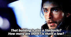 Sleepy Hollow, Ichabod gif #Starbucks