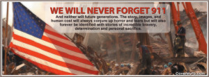 Never Forget 911 Facebook Cover