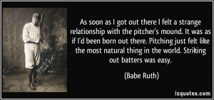 Baseball Relationship Quotes Picture quote: facebook cover
