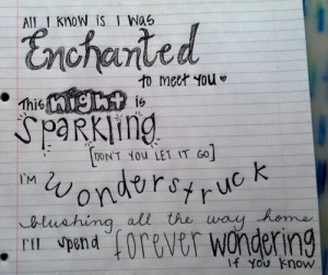 enchanted, quotes, taylor swift