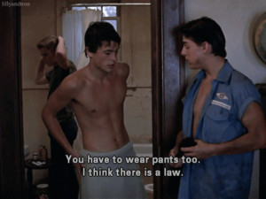 funny movie tom cruise The Outsiders rob lowe great scene
