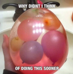 Water balloon skill level: Master