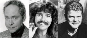Photos, left to right, of Teller, Doug Henning, and John Carney)