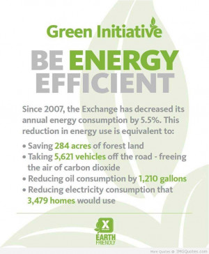 Green Initiative Be Energy Efficient