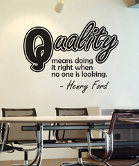 ... Designs » Vinyl Wall Decal Sticker Henry Ford Quality Quote #OS_DC506
