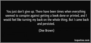 More Dee Brown Quotes