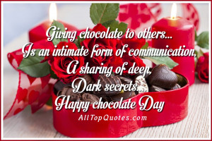 Happy Chocolate Day Quotes and wishes