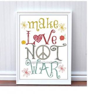 Housewarming Quote Print Retro Hippy Style by ShopHoneyLoveDesigns, $ ...