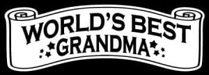World’s Best Grandma Sticker
