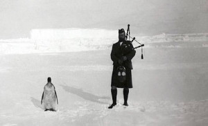 ... photography antarctic Scottish National Antarctic Expedition bagpipe