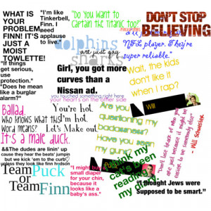 Glee Quotes:) - Polyvore