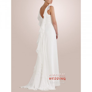 long-white-beach-dresselegant-white-v-neck-long-bridal-dress-for-the ...
