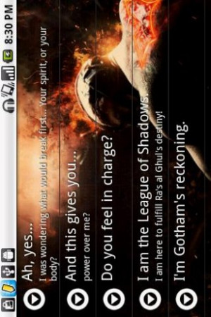 Listen to your favorite quotes by Bane in The Dark Knight Rises with ...