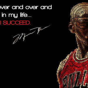 HD wallpaper : Quotes Basketball Michael Jordan Success Inspire by ...
