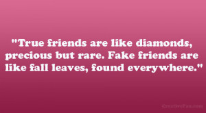 True Friends Are Like