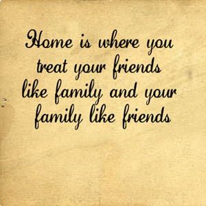 ... > Family & Friends > Family > Family Like Friends Home | Wall Decals