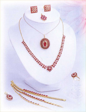 beautiful ruby jewelry the shaded area is myanmar ruby miners