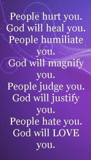 ... you people humiliate you god will magnify you people judge you god