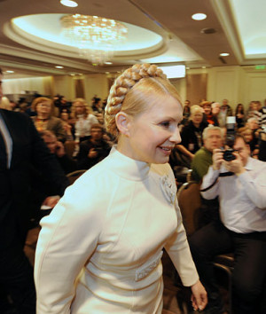Prime Minister and the presidential candidate Yulia Tymoshenko ...