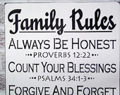 ... sign, word art family sign, large wall art, bible verse, christian art