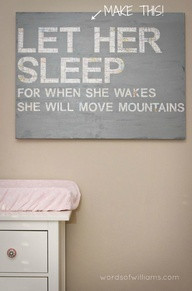 Great quote for a little girl's room