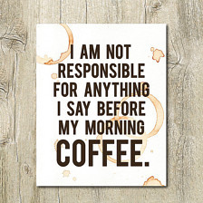 funny coffee quote printable office poster download, coffee printables ...