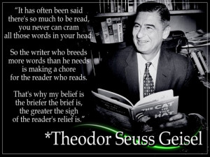 Theodor Seuss Geisel was an American author, rhymer, and caricaturist ...
