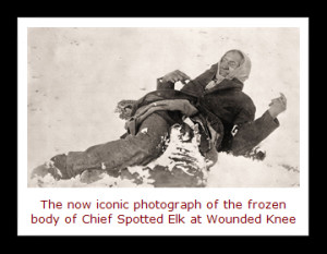 ... at Wounded Knee Creek on the Pine Ridge Reservation in South Dakota