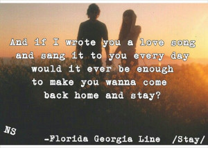 Florida Georgia Line Stay