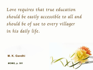 Thought For The Day ( EDUCATION )