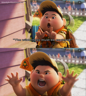 Up Movie Quotes Russell Re: disney character quotes