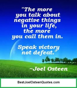Speak Victory – Not Defeat