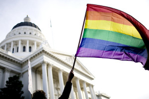 Rally On Steps Of California State Capitol Protests Passage Of Prop 8