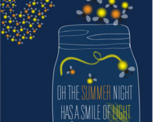 Fireflies Quote Print 