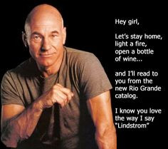 Beaded Laughter with Patrick Stewart Just discovered this today. LOL ...