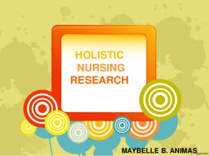 Holistic nursing research