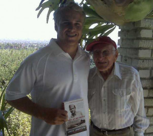 ... Zamperini, 92 years young, at Zamperini's Hollywood Hills home last