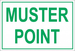 Muster Point Signs