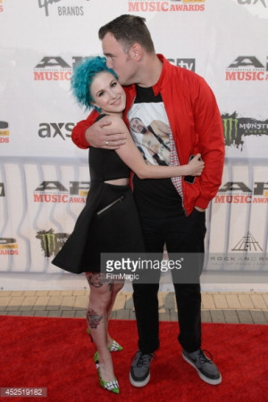 Hayley Williams and Chad Gilbert attend the 2014 Gibson Brands AP ...