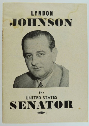 Lyndon Johnson's early career. By barely beating former Gov. Coke ...