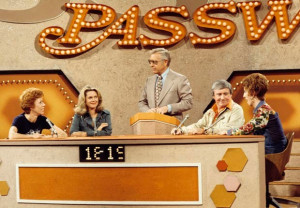 Carol Burnett appears on the game show Password.
