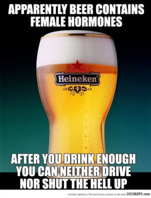 Apparently, Beer Contains Female Hormones...