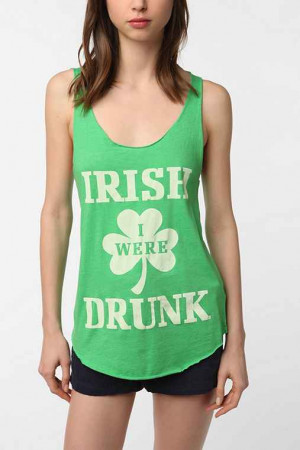 Truly Madly Deeply Irish Drunk Scoop Tank